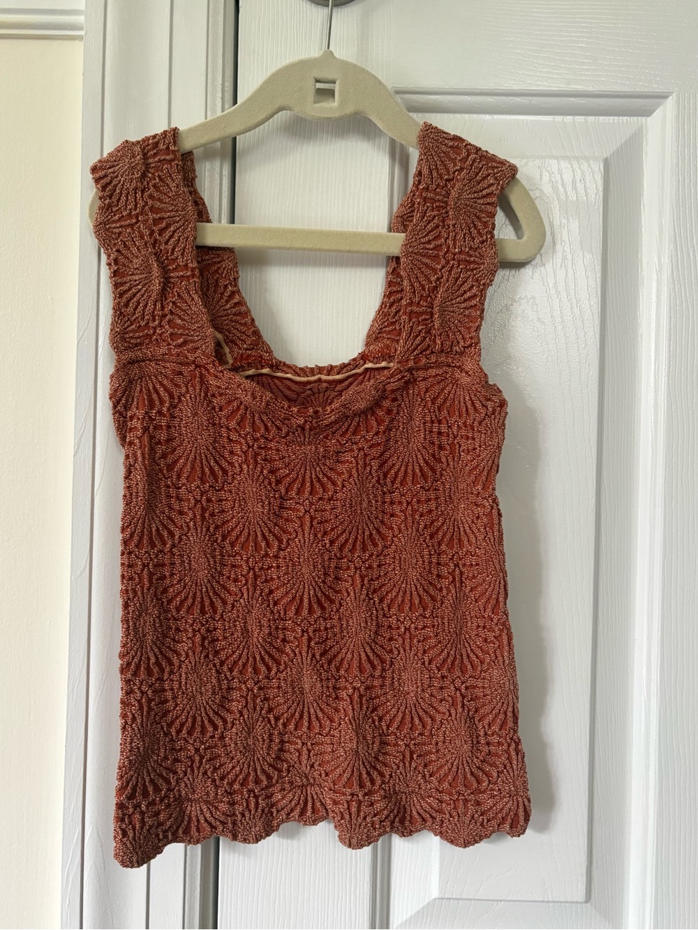 NWT Free People brown Love Letter tank